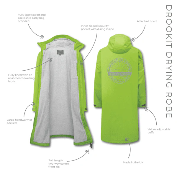 Drookit Drying Robe - Scottish Gaelic Design - Image 3