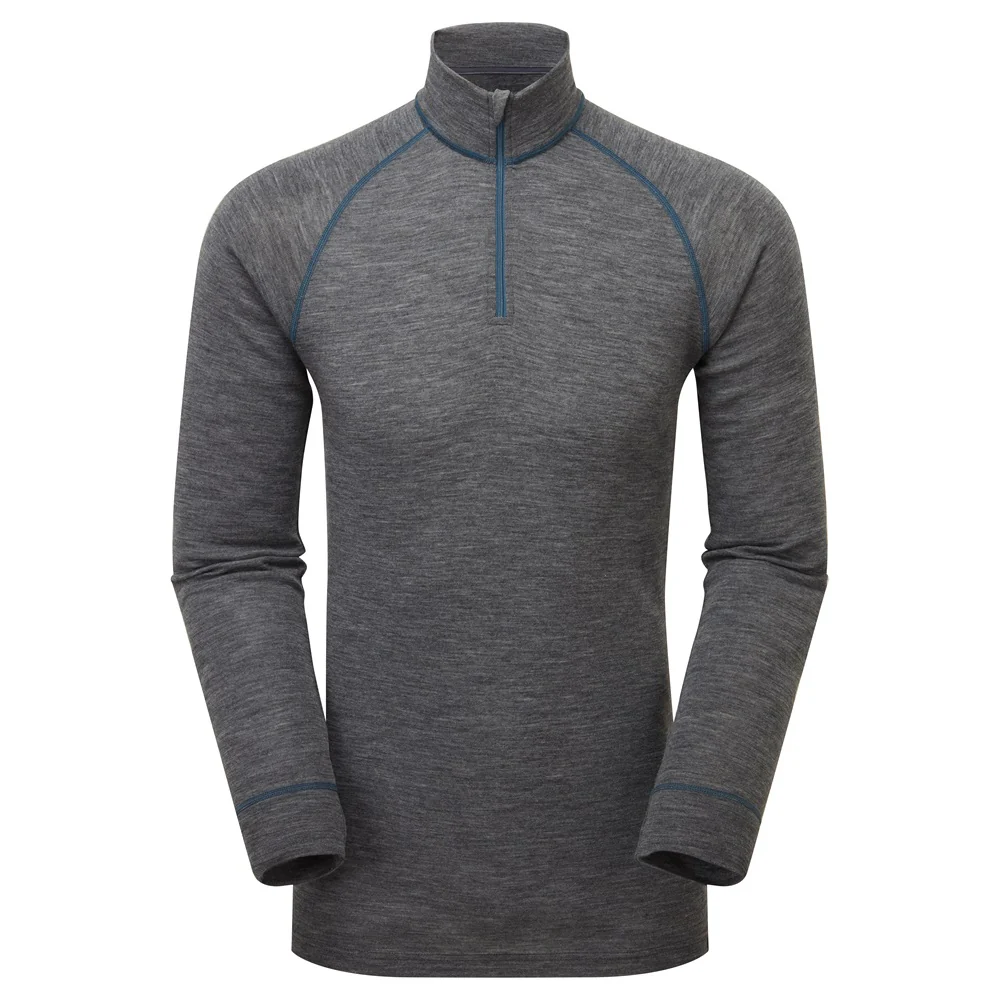 Men's Merino Zip Neck Top - Image 5