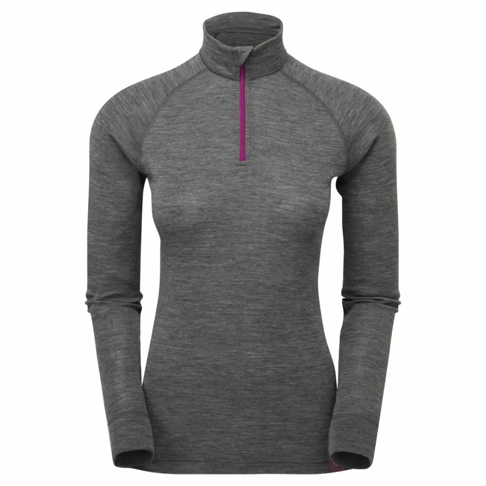 Women's Merino Zip Neck Top - Image 4